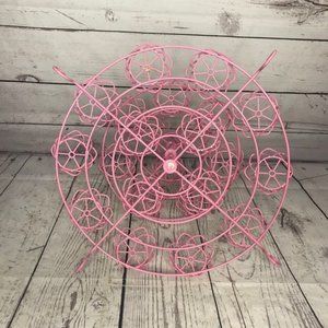 Tiered Cupcake Holder Pink